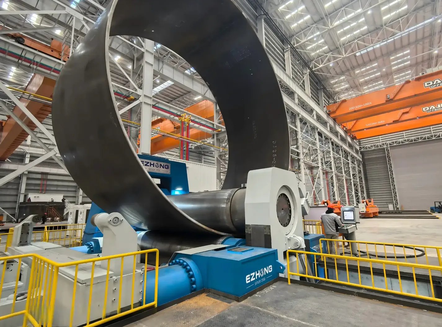 3-Roll Plattenbiegemaschine