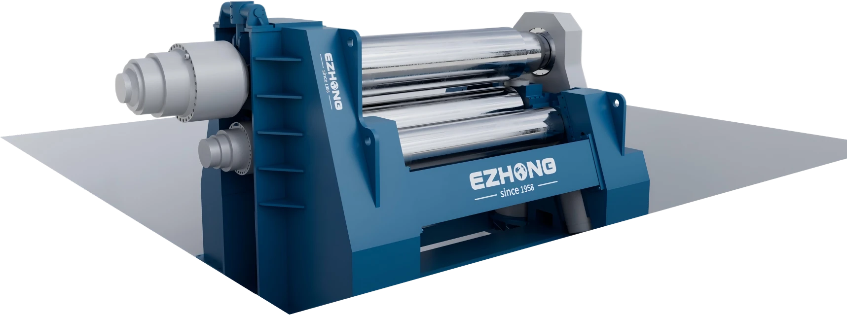 EZHONG 4-Roll-Plattenbiege-Maschine ? CE-zertifizierte Einmal-Formungstechnologie in Betrieb