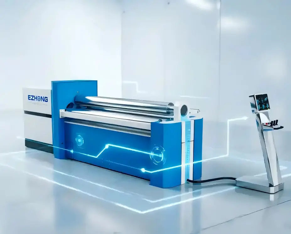 Automatisierte Dünnplatten-4-Rollen-Biegemaschine