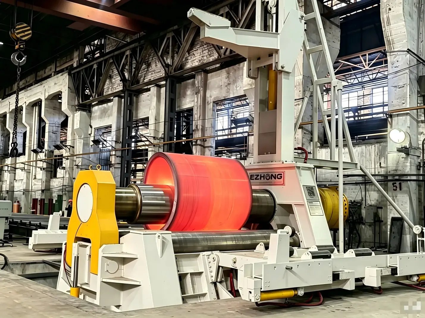 Automatisierte Dünnplatten-4-Rollen-Biegemaschine