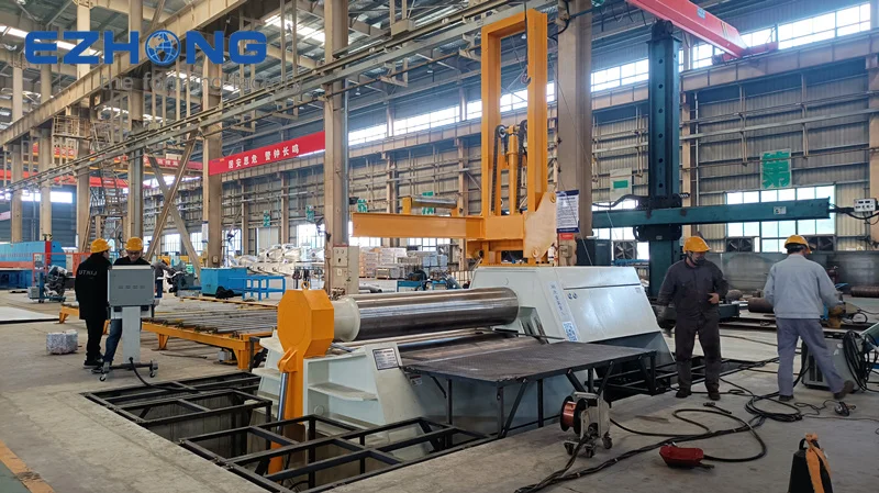 CNC 4-Rollen-Plattenwalzmaschine